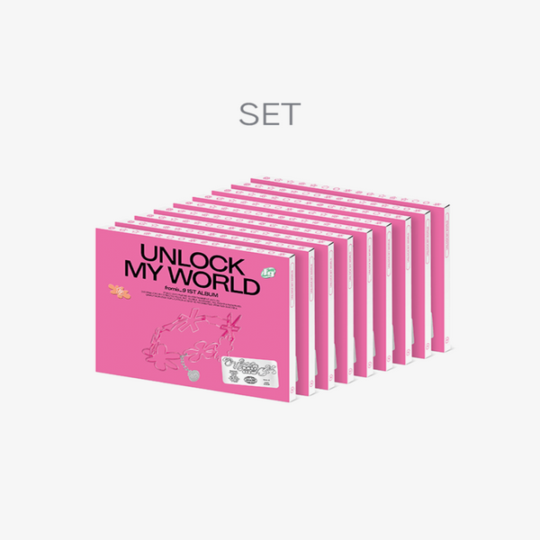 fromis_9 - 1st Album ‘Unlock My World’ (Compact ver.) Set.