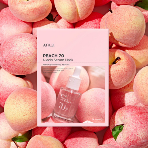 ANUA - PEACH NIACIN SERUM MASK (10PCS)