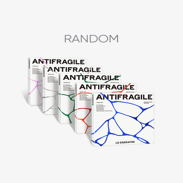 LE SSERAFIM - 2nd Mini Album 'ANTIFRAGILE' (COMPACT Ver.) Set.