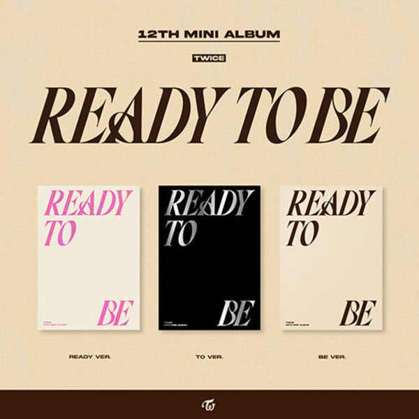 TWICE - Mini Album 12th READY TO BE [Randomly Selected from READYTOBE Versions]