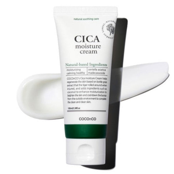 Coco&Co Cica Cream 100ml - Large Capacity, Deep Hydration, Soothing..