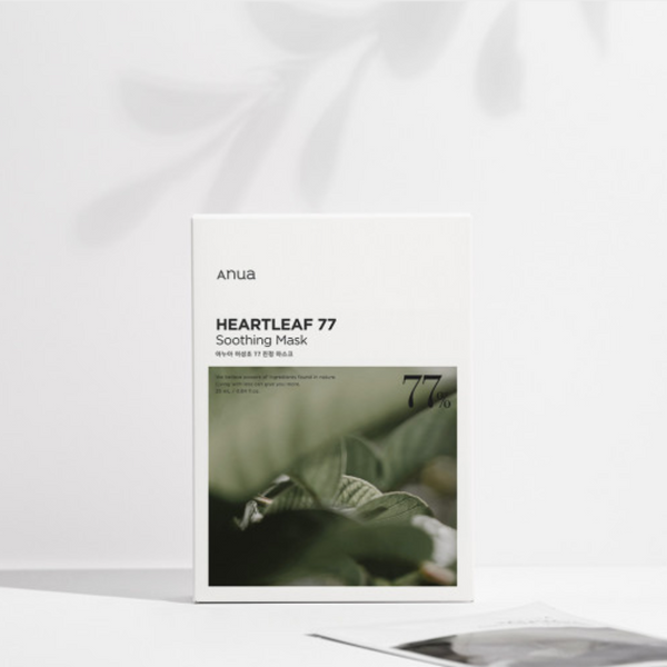 ANUA - HEARTLEAF 77% SOOTHING SHEET MASK 25ml (10PCS)