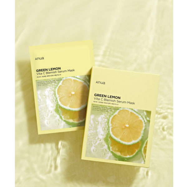 ANUA - GREEN LEMON VITA C BLEMISH SERUM MASK 25ml (10PCS)